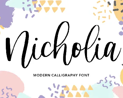 Nicholia font