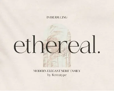 Ehereal font