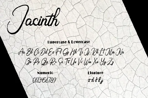 Jacinth font