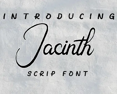 Jacinth font