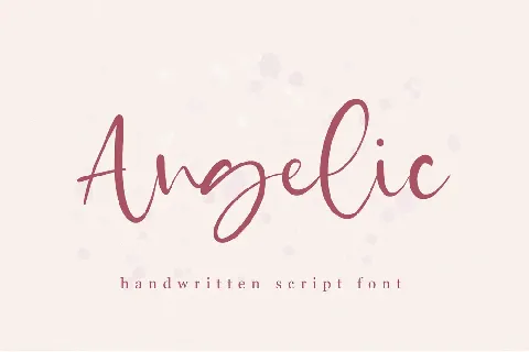 Angelic font