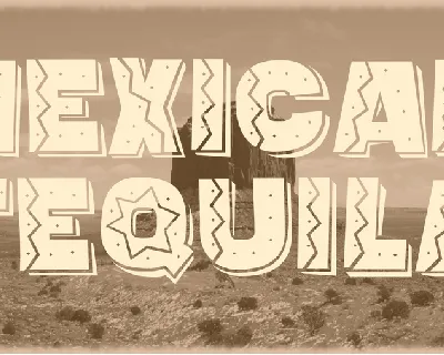Mexican Tequila font