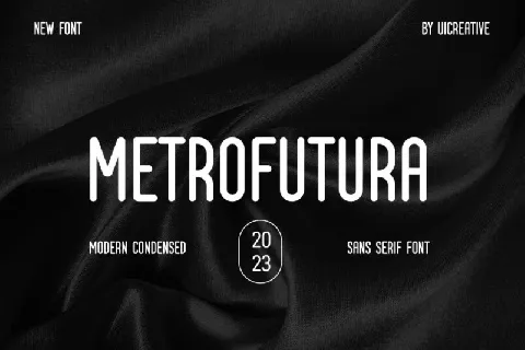 Metrofutura font