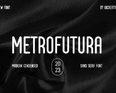Metrofutura font