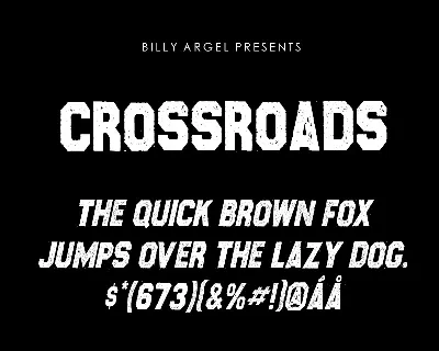 Crossroads font