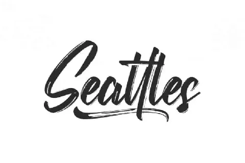 Seattles Brush font