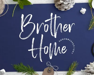 Brother Home Brush font