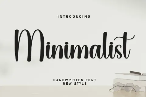 Minimalist Script Typeface font