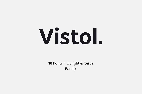 Vistol Sans Serif font