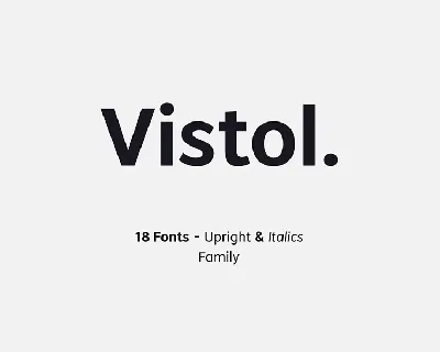 Vistol Sans Serif font