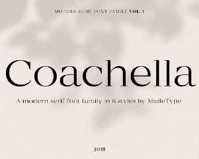 Made Coachella Family font