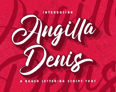 Angilla Denis font