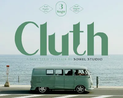 Cluth Demo font