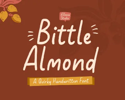 Bittle Almond font