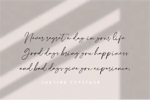 Justine font