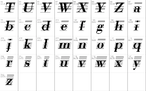 Bodonio Notebook font