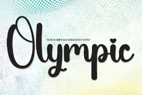 Olympic Script font