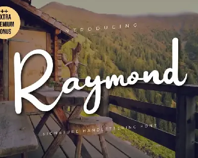 Raymond Script font