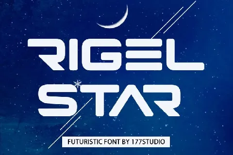 Rigel Star Display font