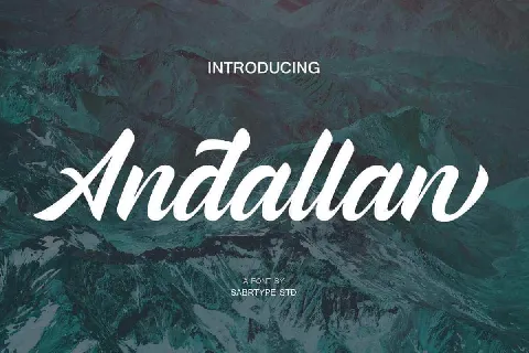 Andallan Script font