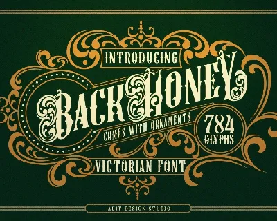 Back Honey font