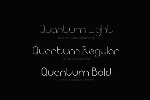 Quantum Sans Serif font