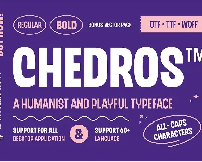 Chedros font