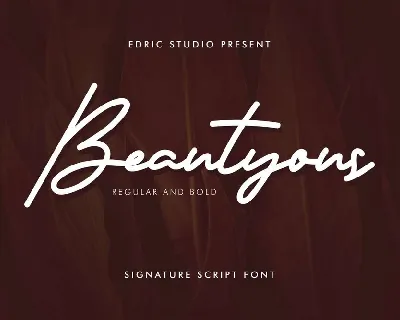 Beautyous font