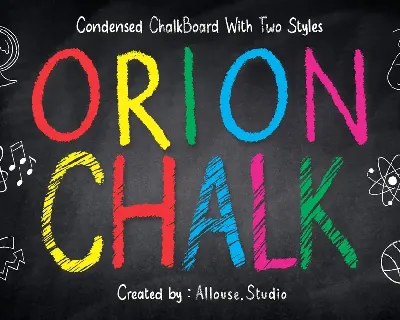 Orion Chalk Demo font