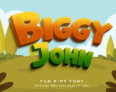 Biggy John font