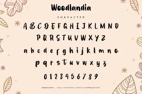 Woodlandia font