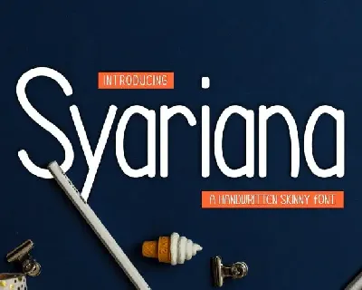 Syariana Sans Serif font