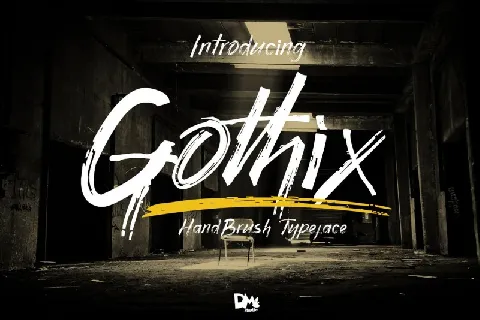 Gothix HandBrush font