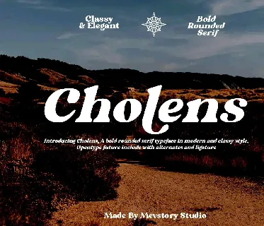 Cholens Bold Serif font