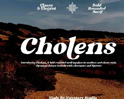 Cholens Bold Serif font