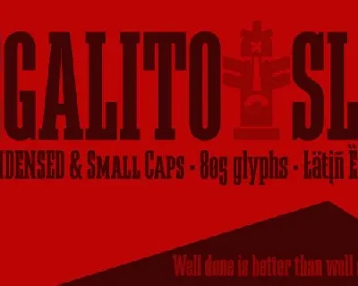 Megalito Slab & Small Caps font