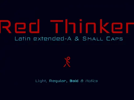 Red Thinker Free font