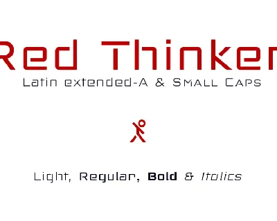 Red Thinker Free font