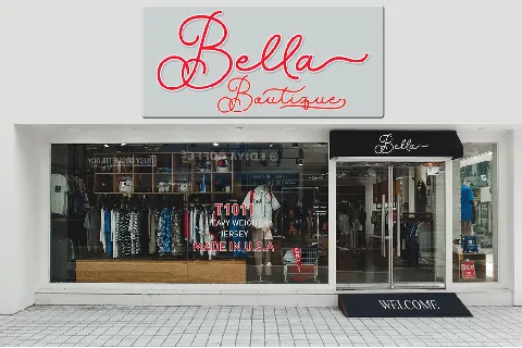 Bellagia demo font