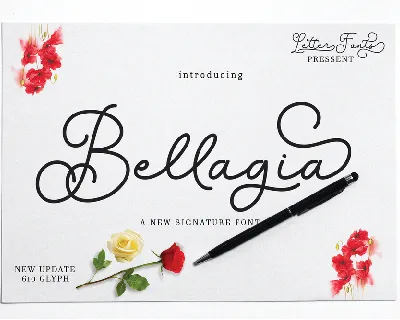 Bellagia demo font