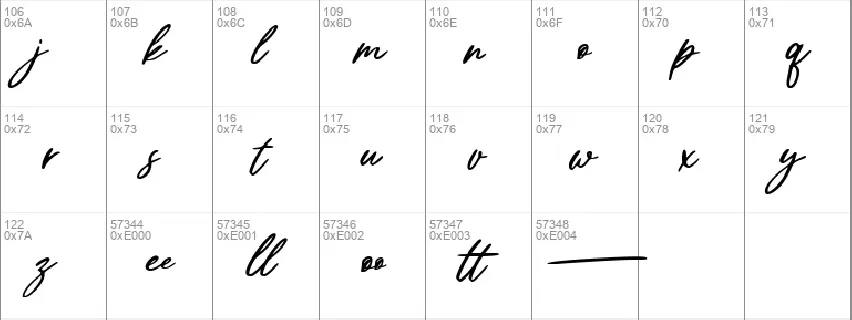 Drettany Signature font