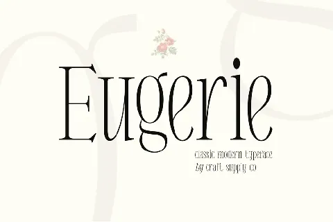 Eugerie Free font