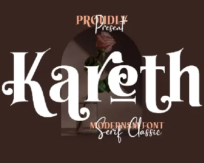 Kareth font