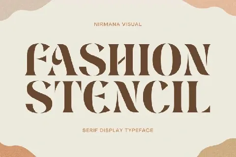 Fashion Stencil font