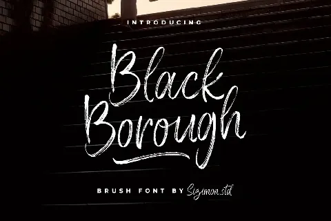 Black Borough font