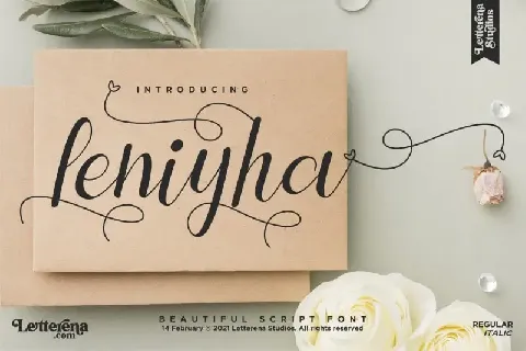 Leniyha Script font