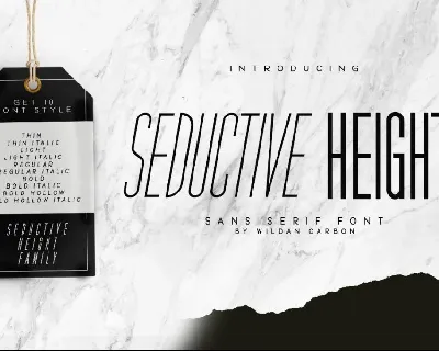Seductive Height (Demo) font