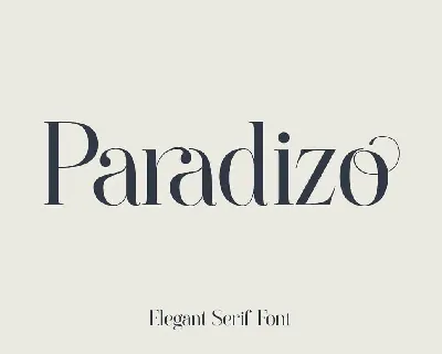 Paradizo font