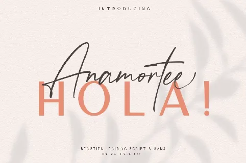 Anamortee Calligraphy font