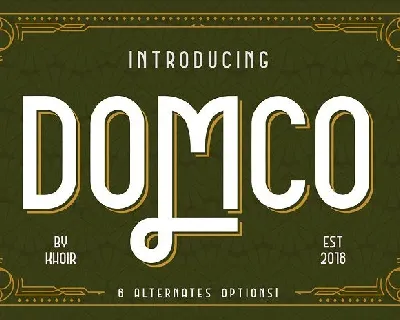 DOMCO Family font